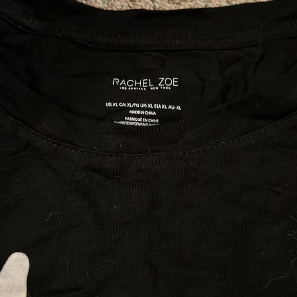 NWT Rachel Zoe black women’s Love t-shirt size Xl - Picture 3 of 4